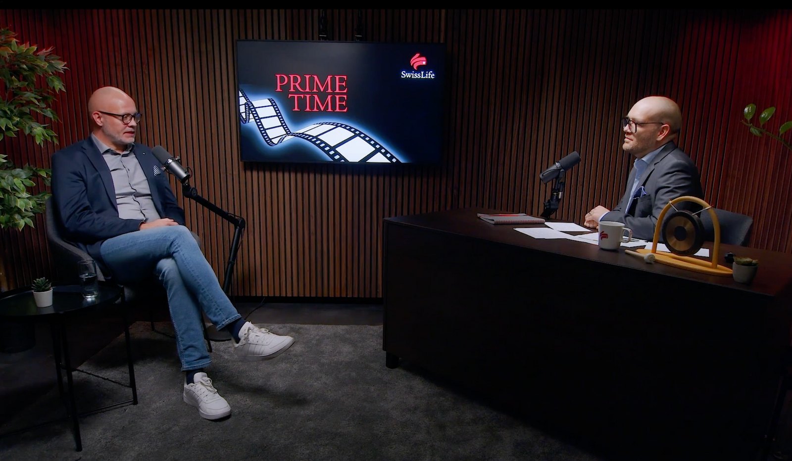 Blick ins LiveFRAME Podcast-Studio